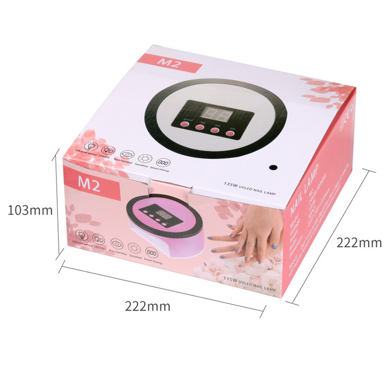 135 W-os Mini UV LED lámpa USB töltő géllakk kezelő gép körömszárító lámpa körömlakk művészet ápoló felszereléséhez