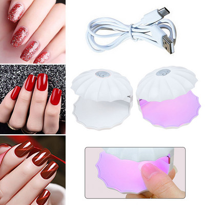 2022 New Shell Nail Dryer Λάμπα LED για Νύχια 18W Led UV Lamp Nail For Curning All Gel Gel Nail Polish Manicure Pedicure Salon