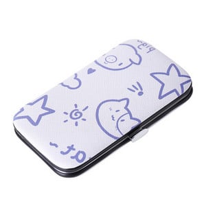 7pcs/set Alati za rezanje noktiju od nehrđajućeg čelika s crtežima Set škarica za nokte Set kućne manikure i pedikure Kompleti škarica za nokte