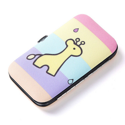 7pcs/set Alati za rezanje noktiju od nehrđajućeg čelika s crtežima Set škarica za nokte Set kućne manikure i pedikure Kompleti škarica za nokte