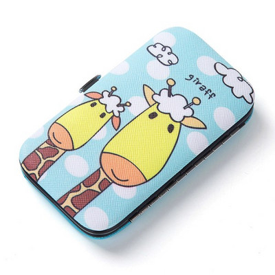 7pcs/set Alati za rezanje noktiju od nehrđajućeg čelika s crtežima Set škarica za nokte Set kućne manikure i pedikure Kompleti škarica za nokte