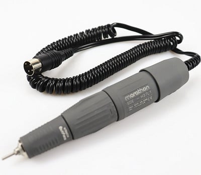 Elektromos körömfúró Strong 210 65W SDE-H37L1 manikűr gépi pedikűr készlet Strong Nails Art Tool kézidarab körömreszelő felszerelés
