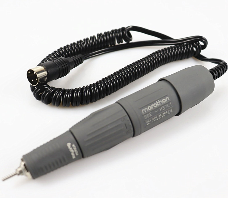 Elektromos körömfúró Strong 210 65W SDE-H37L1 manikűr gépi pedikűr készlet Strong Nails Art Tool kézidarab körömreszelő felszerelés