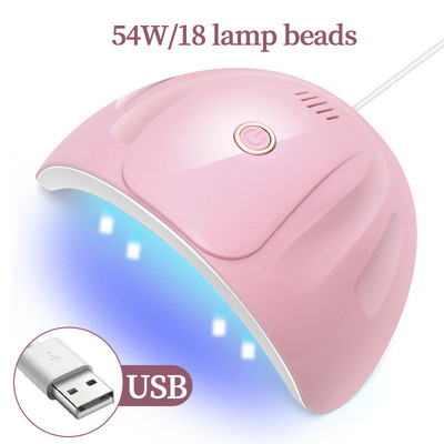 LINMANDA 54W USB lampa za sušenje gel laka za nokte Profesionalna 18 UV LED lampa Stroj za fototerapiju noktiju Alat za manikuru Oprema za salone
