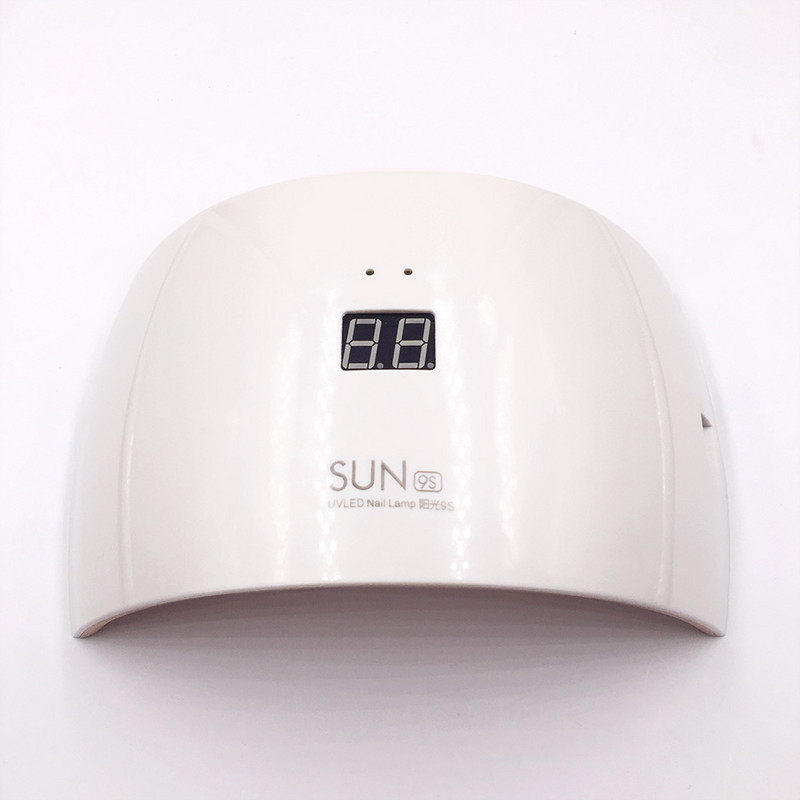 Új 24W White Light Profession LED UV lámpa SUN LED UV SUN9C Körömszárító gép Körömlakk Gél Köröm Art eszközök