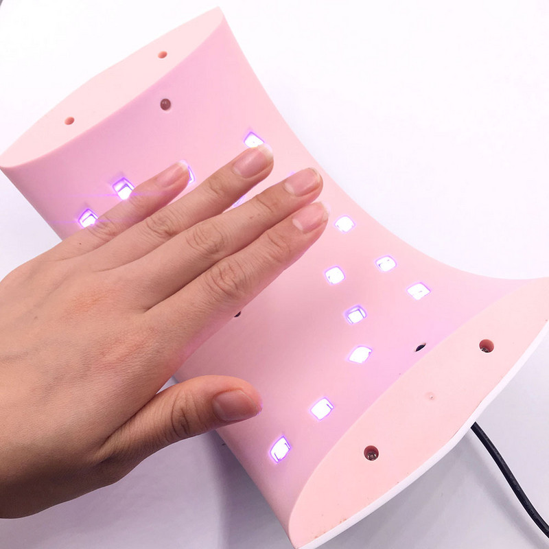 Új 24W White Light Profession LED UV lámpa SUN LED UV SUN9C Körömszárító gép Körömlakk Gél Köröm Art eszközök