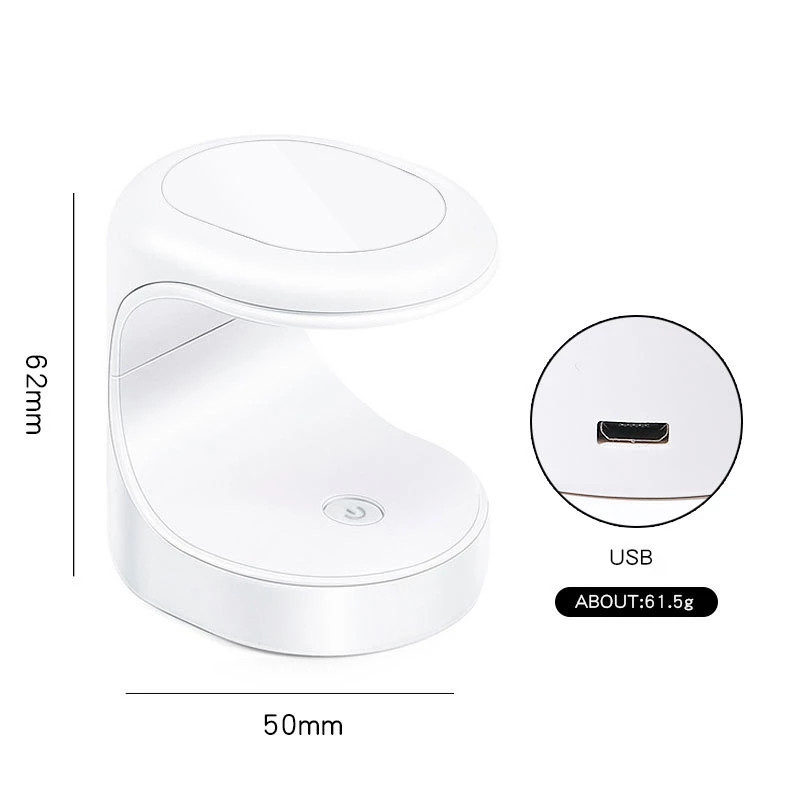 Mini LED UV lámpa USB kábellel Hordozható Otthoni Utazási Művészeti Szalon eszköz Egyujjas szárító lámpa manikűr géllakk szárítóhoz