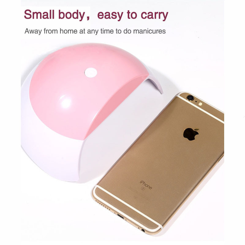 LED-lamp maniküüri jaoks 30W mini-UV-lamp küünekuivati UV-geel-küünelakkide kuivatamiseks USB nutika taimeriga päikesevalguse küünekunsti tööriist