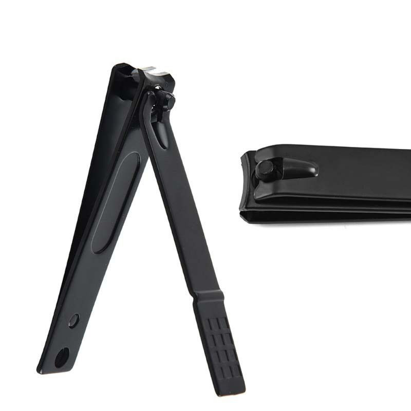 4 tk roostevabast terasest maniküüri pediküüri küünelõikuri lõikuriga reisihooldustööriist nahkümbrisega