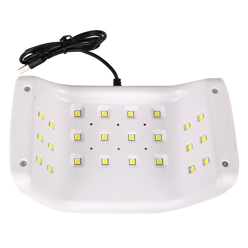 Körömszárító lámpa 120w 24 DB LED lámpa manikűr körömszárító géphez gél körömlakk automatikus érzékelő köröm szerszámok LCD kijelző