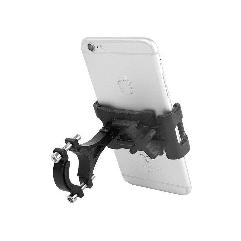 Suport metalic pentru telefon pentru biciclete din aliaj de aluminiu Suport anti-alunecare Clip GPS Suport universal pentru telefon pentru biciclete pentru toate telefoanele inteligente