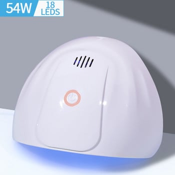 LULAA 54W USB 18 UV LEDs Dryer Lamp For Curing Gel Polish Μηχάνημα Φωτοθεραπείας Νυχιών Επαγγελματικό Εργαλείο Μανικιούρ Εξοπλισμός σαλονιού