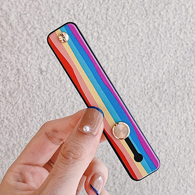 Suport universal pentru telefon cu bandă pentru încheietura mâinii pentru iPhone Suport pentru telefon mobil cu prindere pentru degete pentru samsung xiaomi Suport pentru priză împinge în spate