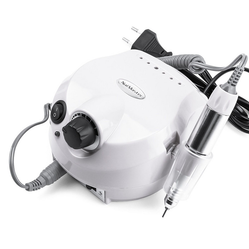 Mașină electrică profesională de găurit unghii, 35000 RPM, cu șlefuitor, frezare, pedichiură, biți de manichiură, instrumente de lustruit pentru îndepărtarea gelului