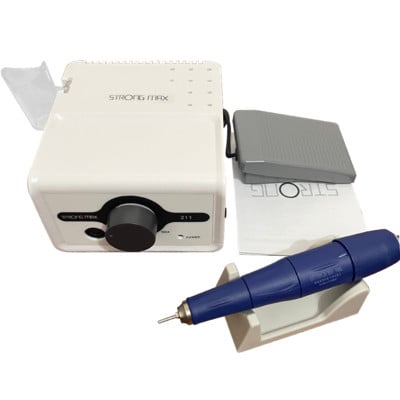 Manikűrgép Strong MAX 211 elektromos körömfúró 105L 35k elektromos köröm pedikűr szerszámok maró körömreszelő felszerelés készlet