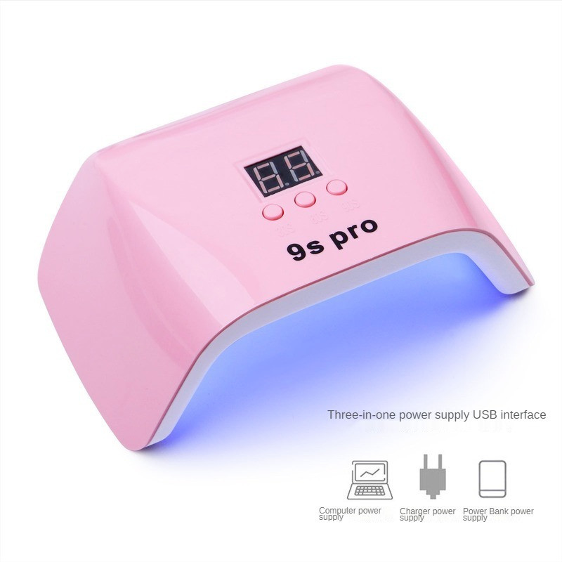 Körömlámpa 120W Smart Sensor Körömszárító UV Körömfényterápiás lámpa Nem fekete kéz