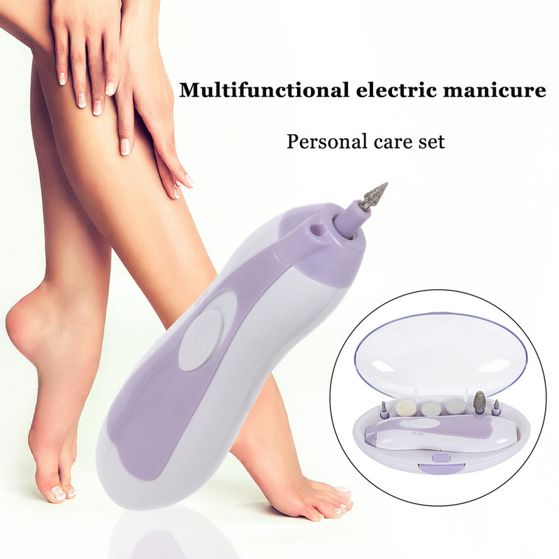 Električni salon za oblikovanje Alat za manikuru Pedikura Lak za poliranje noktiju Stroj za manikuru Nail Art bušilica Turpija za šišanje Set lakova