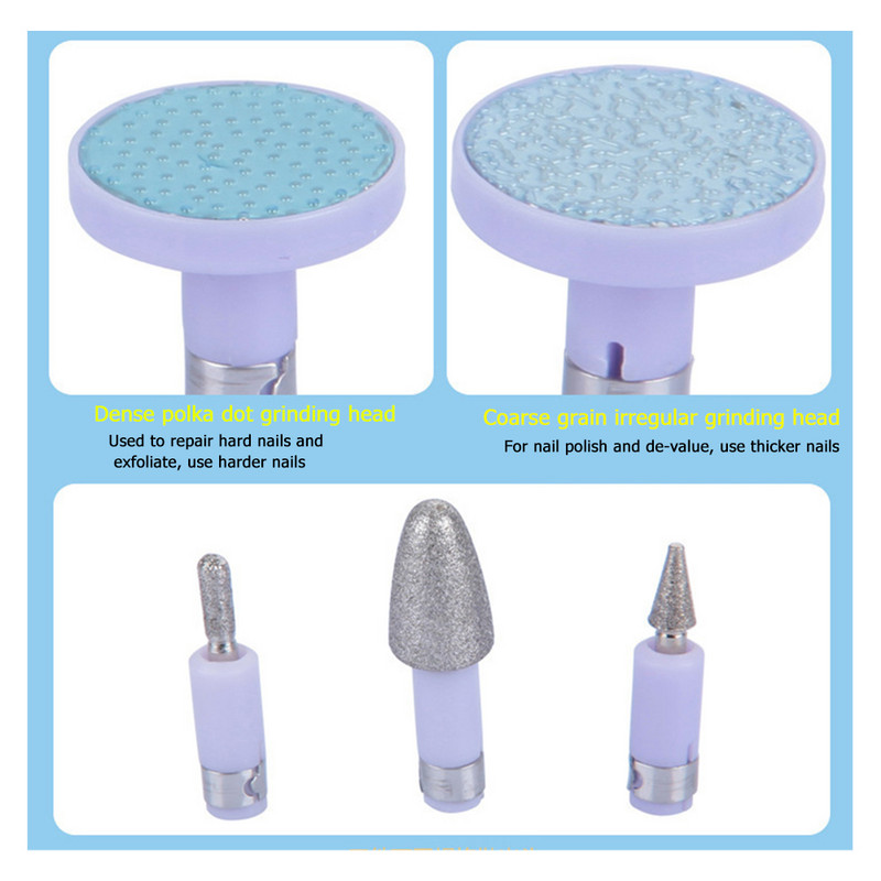 Električni salon za oblikovanje Alat za manikuru Pedikura Lak za poliranje noktiju Stroj za manikuru Nail Art bušilica Turpija za šišanje Set lakova