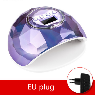 78 W UV LED lámpás körömszárító professzionális manikűr géphez körömlámpa zselé szárító lámpa körömlakk szárításához LCD kijelzővel