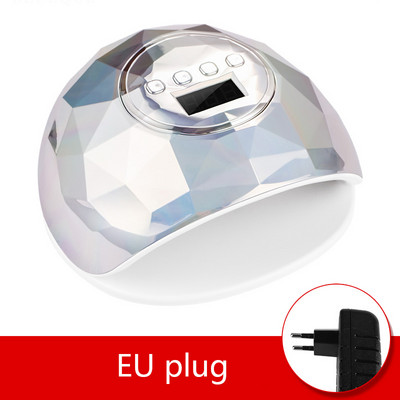 78 W UV LED lámpás körömszárító professzionális manikűr géphez körömlámpa zselé szárító lámpa körömlakk szárításához LCD kijelzővel