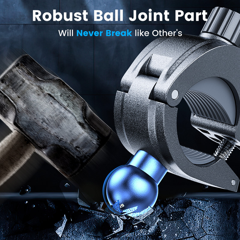 Joyroom držač za telefon za bicikl 360° pogled Univerzalni držač za telefon za bicikl za 4,7-7 inčni stalak za mobilni telefon Nosač otporan na udarce GPS kopča