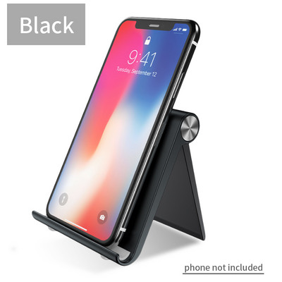 Stalak za stolni mobilni telefon od aluminijske legure, sklopivi iPad, podrška za tablet, nosač za stolni mobitel, lijeni držač za držač za pametni telefon