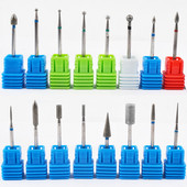 1 kom bušilica od volfram karbida za nokte 17 tipova 3/32 glodalica za manikuru za pedikuru električni uređaj alatni strojevi za skidanje ivica