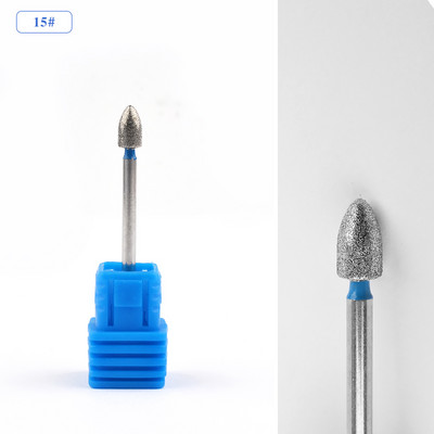 1 kom bušilica od volfram karbida za nokte 17 tipova 3/32 glodalica za manikuru za pedikuru električni uređaj alatni strojevi za skidanje ivica