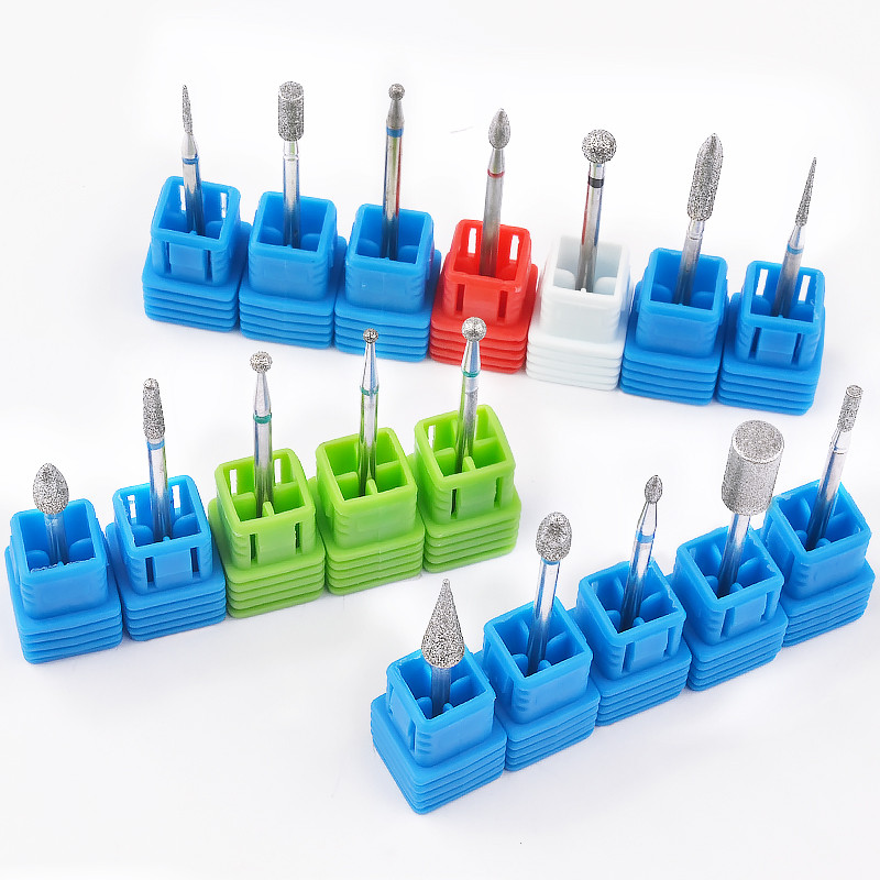 1 бр. Свредло за нокти от волфрамов карбид 17 вида 3/32 Фреза за маникюр за педикюр Електрическо устройство Машини за отстраняване