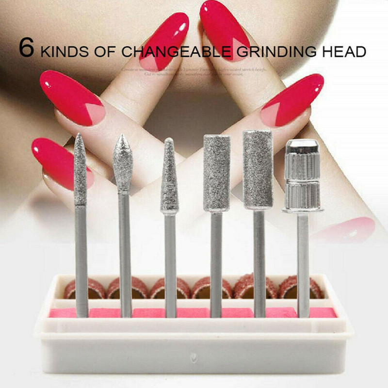 20000RPM aparat electric de găurit pentru unghii, set de burghie pentru manichiură, pentru îndepărtarea cuticulelor cu gel, mașină pentru pedichiură, Nail Art Nail