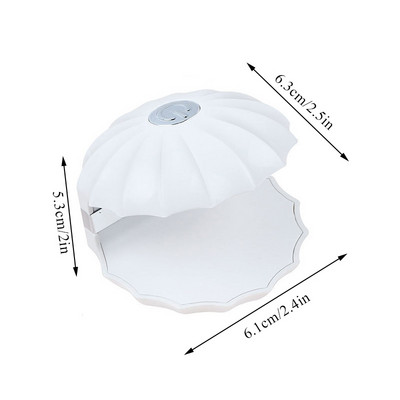 Prijenosni stroj za sušenje noktiju Mini UV LED lampa za sušenje gela za nokte USB lampa za nokte Lampa za kućnu upotrebu Lampa za manikuru Gel za nokte za sušenje noktiju