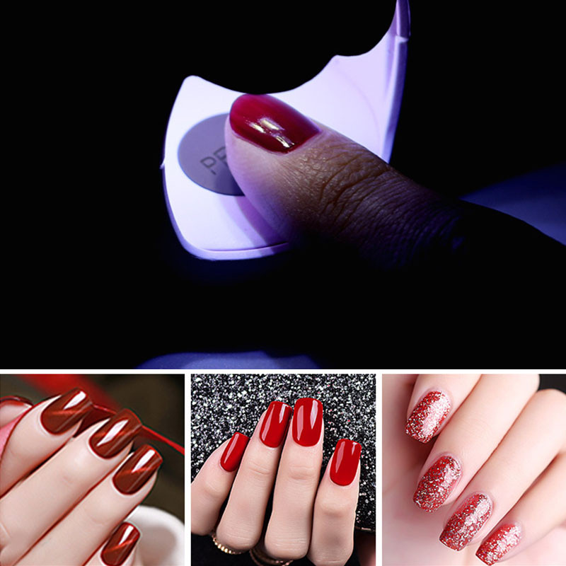 Prijenosni stroj za sušenje noktiju Mini UV LED lampa za sušenje gela za nokte USB lampa za nokte Lampa za kućnu upotrebu Lampa za manikuru Gel za nokte za sušenje noktiju