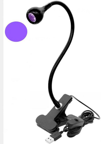 3W UV LED stalinės lempos remontas Mini UV gelio klijai, kietėjantys ultravioletinėje šviesoje, USB nagų džiovintuvas, skirtas manikiūro pedikiūro salono įrankiams