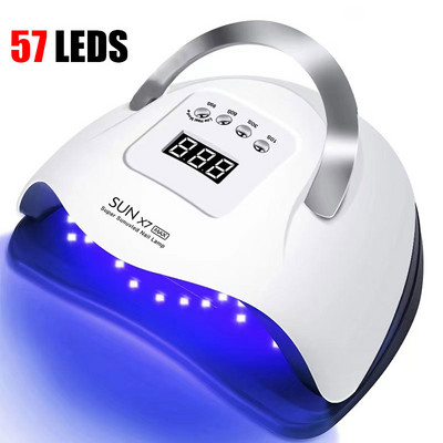 66LEDS SUN X11 nagų lempa UV geliu greitai džiūstančiam nagų lako džiovintuvui UV LED nagų džiovintuvas manikiūro salono nagams lempa