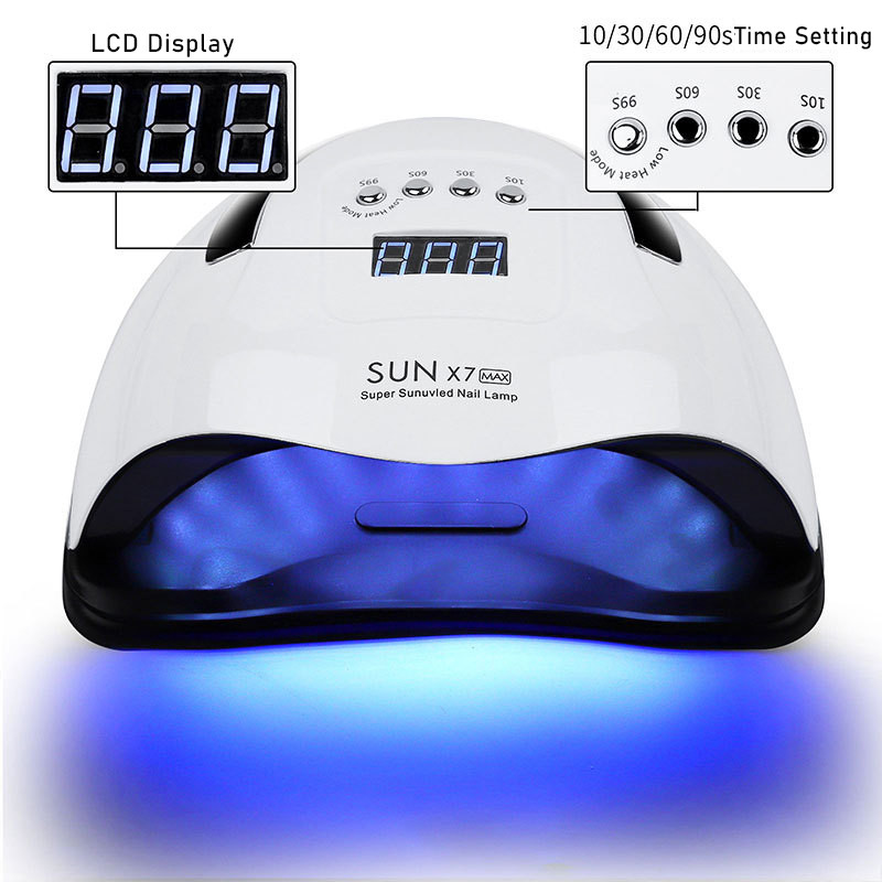 66LEDS SUN X11 nagų lempa UV geliu greitai džiūstančiam nagų lako džiovintuvui UV LED nagų džiovintuvas manikiūro salono nagams lempa