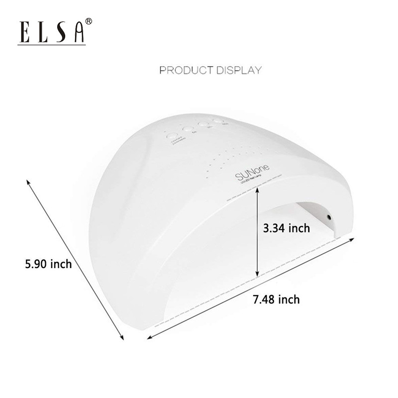 SUN ONE UV Körömlámpa uv géllakk körömszárító 48W Manikűr LED sunone körömlámpa Manikűr Gél Lakk Szárító Köröm Gél Lakk