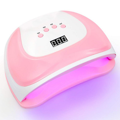 108W 54 kom LEDs UV svjetiljka LED sušilo za nokte za sve gel lakove Dvostruko napajanje Brzo sušenje s auto senzorom Lampa za salon za manikuru