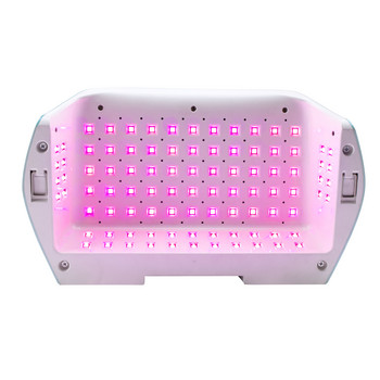 Φωτιστικό νυχιών 128W UV LED στεγνωτήριο νυχιών Red Light Beads for Curning Polish Gel High Power Quick Drying Nails Art Ηλεκτρικές λάμπες μανικιούρ