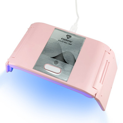 CHUNSHU nešiojamas 24 W nagų džiovintuvo aparatas mini USB laidas Namų naudojimui Nagų lempa Džiovinamas UV gelinis lakas su 60/120S laikmačiu nagų dailės įrankiais