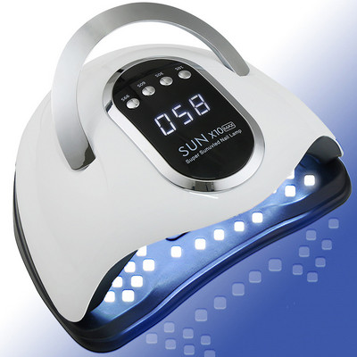 66 LED nagų džiovinimo lempa UV LED nagų džiovintuvo manikiūro mašina kietinti gelinio lakavimo nagų lempa su automatiniu jutikliu