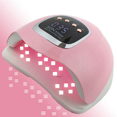 66 LED nagų džiovinimo lempa UV LED nagų džiovintuvo manikiūro mašina kietinti gelinio lakavimo nagų lempa su automatiniu jutikliu