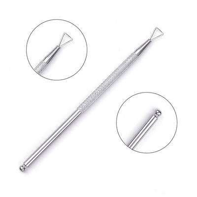 1/2/3 vnt nagų UV gelio valiklis Stick Rod Pusher Nail Clean gelio lako valiklis pusiau nuolatinis odelių šalinimo nagų dailės priežiūros įrankis