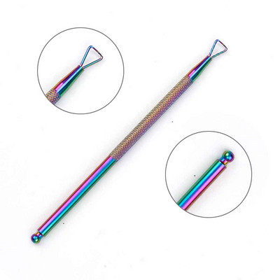 1/2/3 vnt nagų UV gelio valiklis Stick Rod Pusher Nail Clean gelio lako valiklis pusiau nuolatinis odelių šalinimo nagų dailės priežiūros įrankis