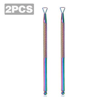 1/2/3 vnt nagų UV gelio valiklis Stick Rod Pusher Nail Clean gelio lako valiklis pusiau nuolatinis odelių šalinimo nagų dailės priežiūros įrankis