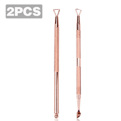 1/2/3 vnt nagų UV gelio valiklis Stick Rod Pusher Nail Clean gelio lako valiklis pusiau nuolatinis odelių šalinimo nagų dailės priežiūros įrankis