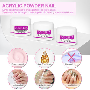 Acrylic Powder Monomer Acrylic Liquid for Nail Extension Gel Manicure Set Nail Drill Kit Nail Glitter False Nails Art Tools