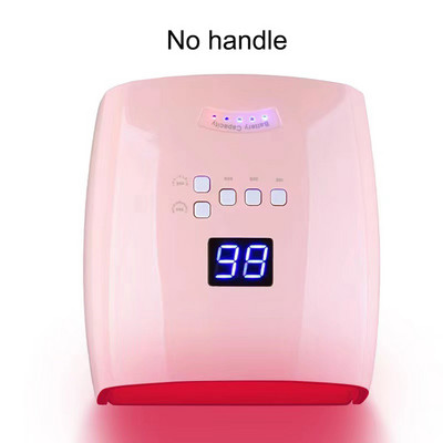 66 W įkraunama nagų lempa Red Light S10 gelinio lako džiovintuvo mašina manikiūro šviesa belaidė nagų UV LED lempa