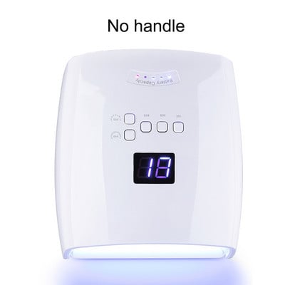 66 W įkraunama nagų lempa Red Light S10 gelinio lako džiovintuvo mašina manikiūro šviesa belaidė nagų UV LED lempa