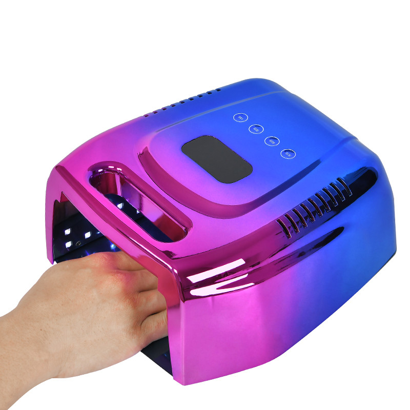 Baterija maitinama įkraunama nagų lempa 96 W belaidė gelio lako džiovintuvo LED lemputė nagams Belaidė nagų UV LED lempa