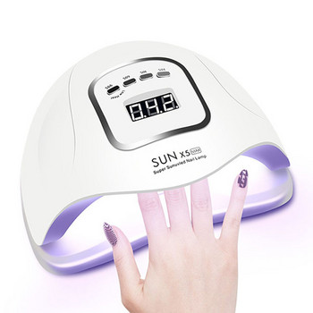 Σετ μανικιούρ Nail Kit 80/54/36W UV led Lamp with 20PCS Gel Varnish Set Nail Drill Machine Nail Art Tool Set Top Base Coat